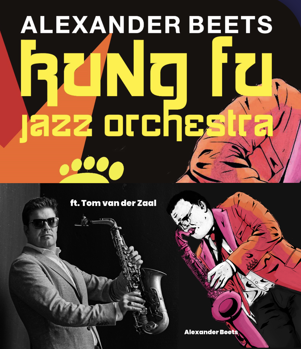 Jazzclub Voorburg en Theater Ludens presenteren: Alexander Beets & Kungfu Jazz Orchestra ft. Tom van der Zaal