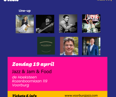 Jazz’n Jam 19 april